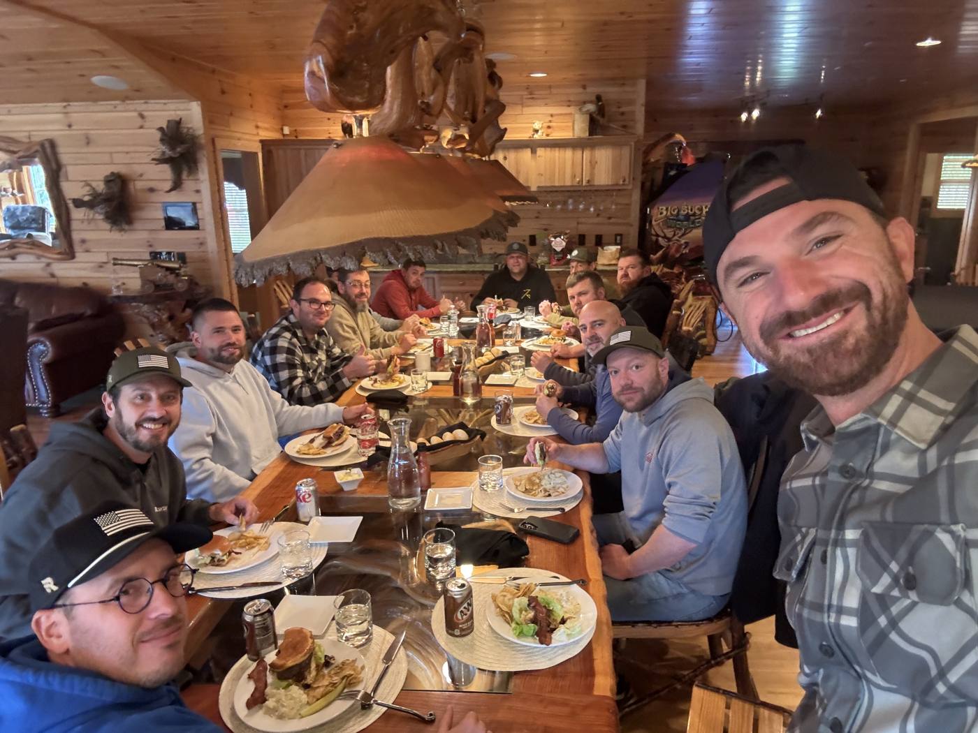 Lunch at the lodge
